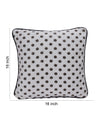 White & Grey Set of 2 Cushion Covers