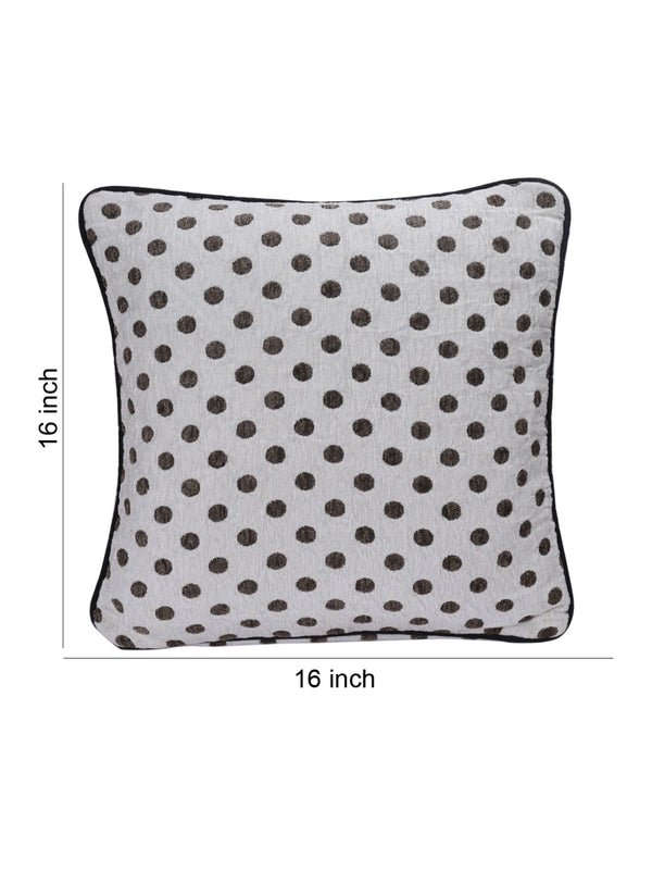White & Grey Set of 2 Cushion Covers