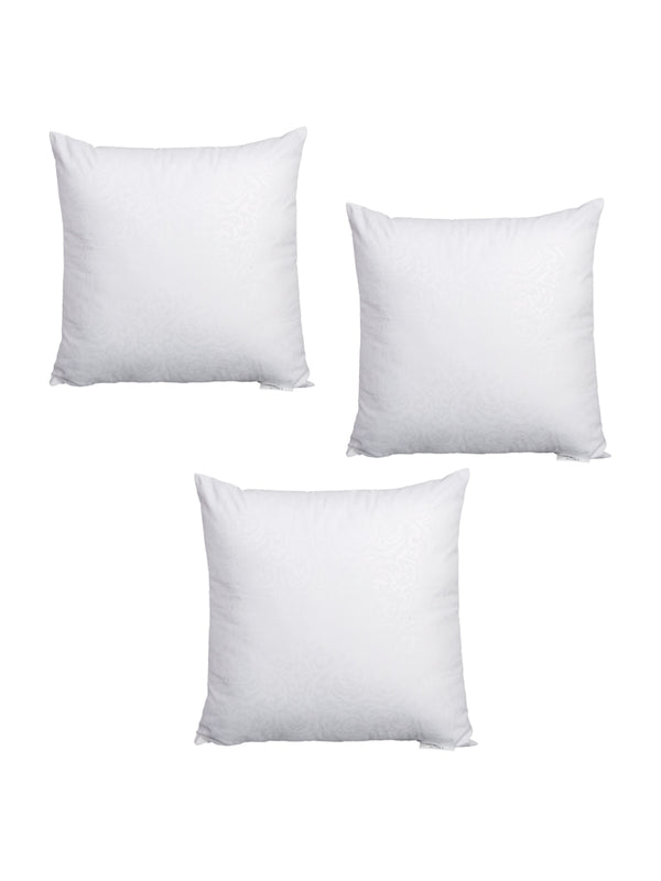 White Set of 3 Cushions