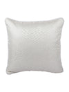 White Set of 5 Jacquard 16 Inch x 16 Inch Cushion Covers