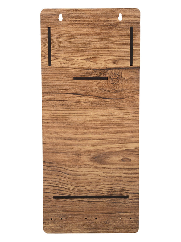Wooden Key Holder With 1 Shelf & 1 Mobile Stand Holder For Home & Office Wall Decorative