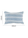 Blue & White Set of 3 Polyester (16 x 16) Inch, (12 x 18) Inch Cushion Covers