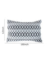 Black & White Set of 3 Polyester (16 x 16) Inch, (12 x 18) Inch Cushion Covers