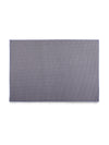 White & Blue Striped Polyester PVC Anti-Skid Doormat