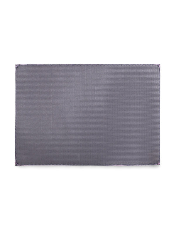 Multicolor Checkered Patterned Doormat, 16 Inch x 24 Inch
