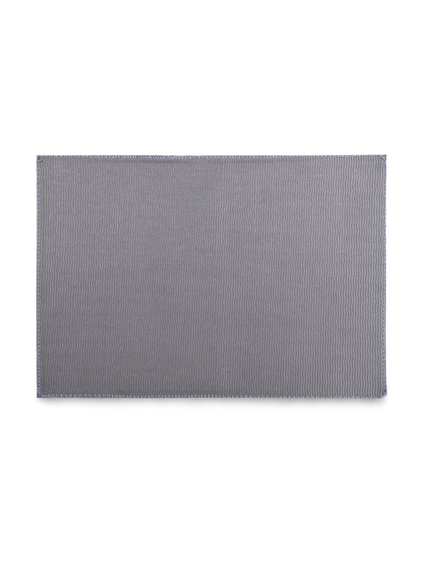 Blue Printed Anti-Slip Doormat
