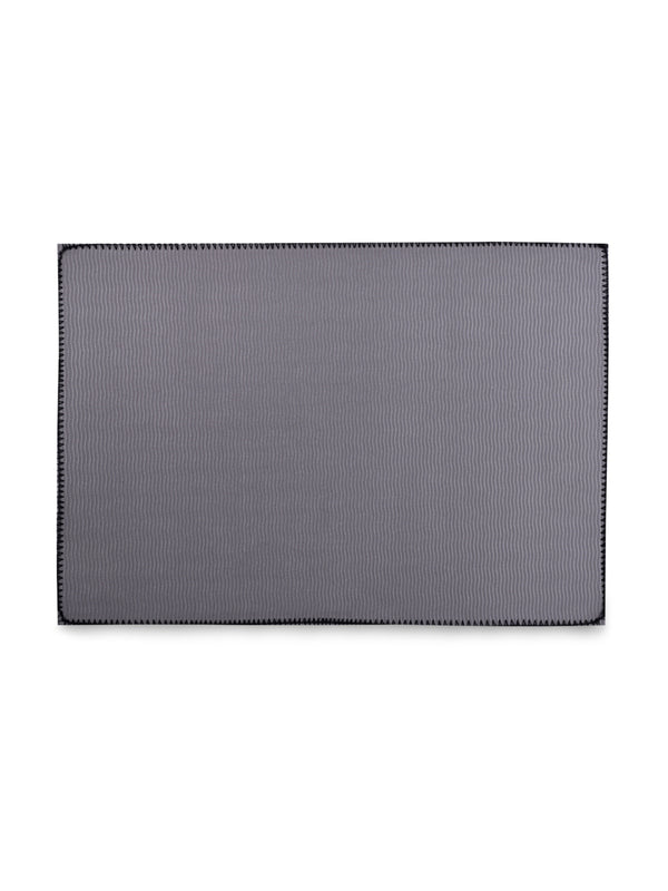 Turquoise & White Printed Patterned Doormat, 16 Inch x 24 Inch