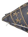 Soft Poly Cotton Ethnic Motifs Cushion Covers 12x12 set of 5  - Navy Blue