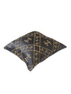 Soft Poly Cotton Ethnic Motifs Cushion Covers 12x12 set of 5  - Navy Blue