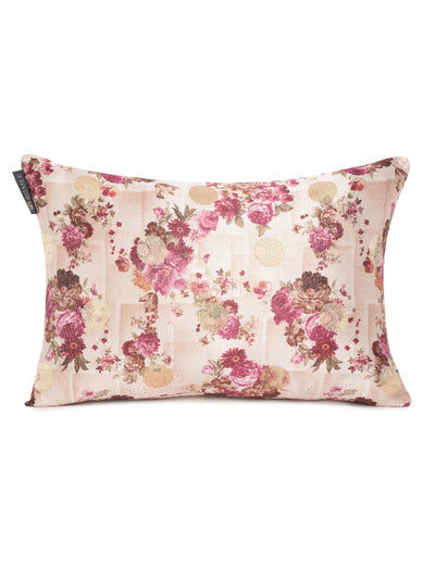 ROMEE Beige Floral Printed Cushion Covers Set of 2