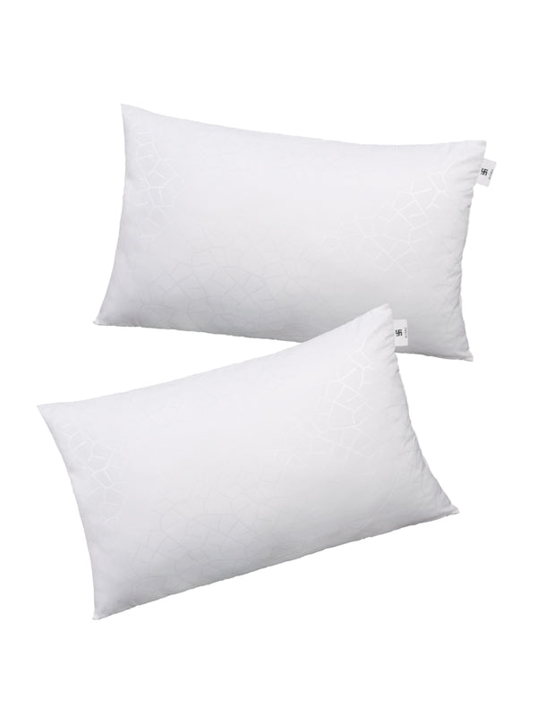 White Set of 2 Cushions
