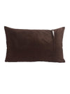 Cream & Brown Polyester Velvet Pillow Covers - Pack of 2