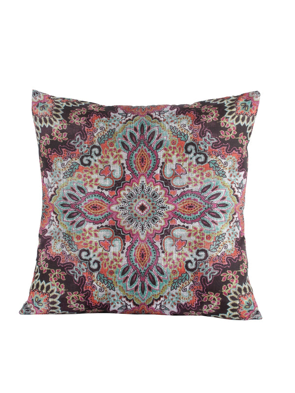 Ethnic Motifs Polyester Cushion Cover 16x16 Inch, Set of 5 - Multi