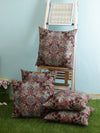 Ethnic Motifs Polyester Cushion Cover 16x16 Inch, Set of 5 - Multi