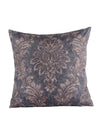 Ethnic Motifs Polyester Cushion Cover 16x16 Inch, Set of 5 - Grey and Brown