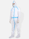 Medical PPE Safety Kit with Protective Hooded Full Body Coverall, Shoe Cover, Face Shield