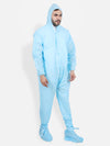 Medical PPE Safety Kit with Protective Hooded Full Body Coverall, Shoe Cover, Face Shield