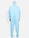 Medical PPE Safety Kit with Protective Hooded Full Body Coverall, Shoe Cover, Face Shield