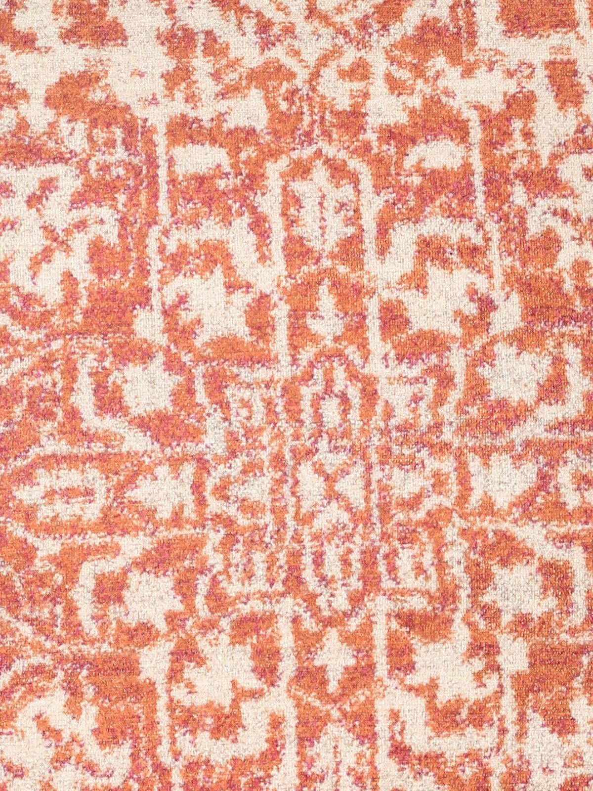 Orange and Beige Set of 2 Cushion Covers 24x24 Inch