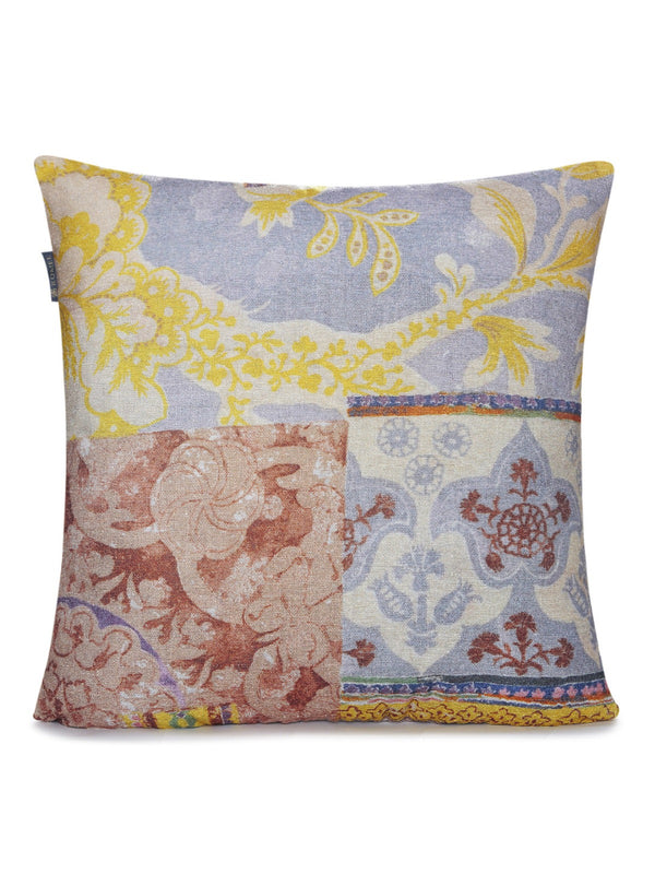 Silver and Brown Set of 2 Cushion Covers 24x24 Inch