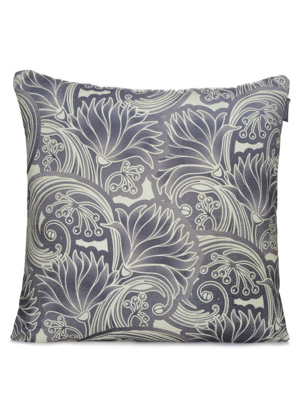 Cream and Black Set of 2 Cushion Covers 24x24 Inch