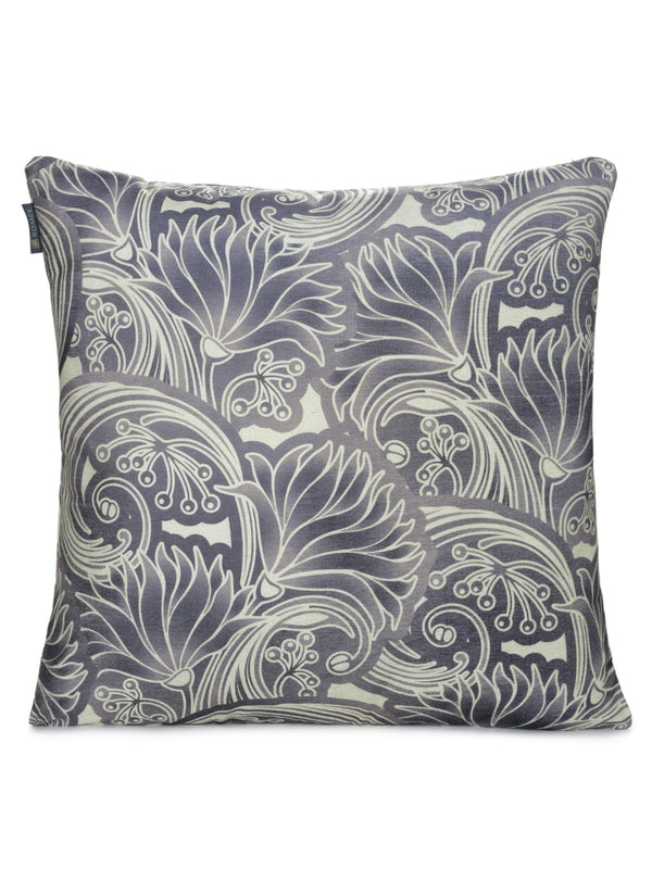 Cream and Black Set of 2 Cushion Covers 24x24 Inch