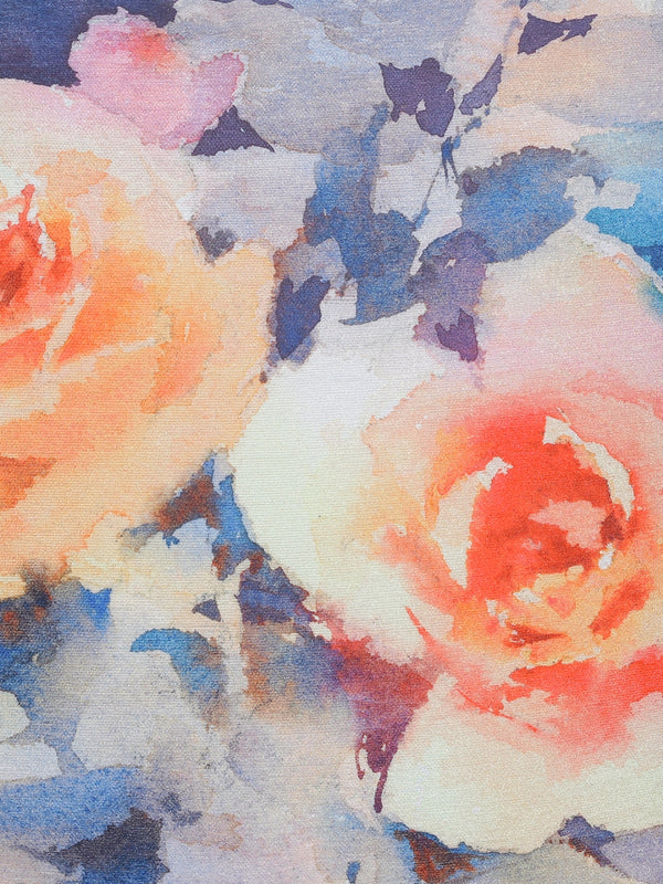 Blue Set of 2 Cushion Covers 24x24 Inch