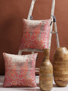 Ethnic Motifs 2 Piece Polyester Cushion Cover Set - 16" x 16", Multicolour