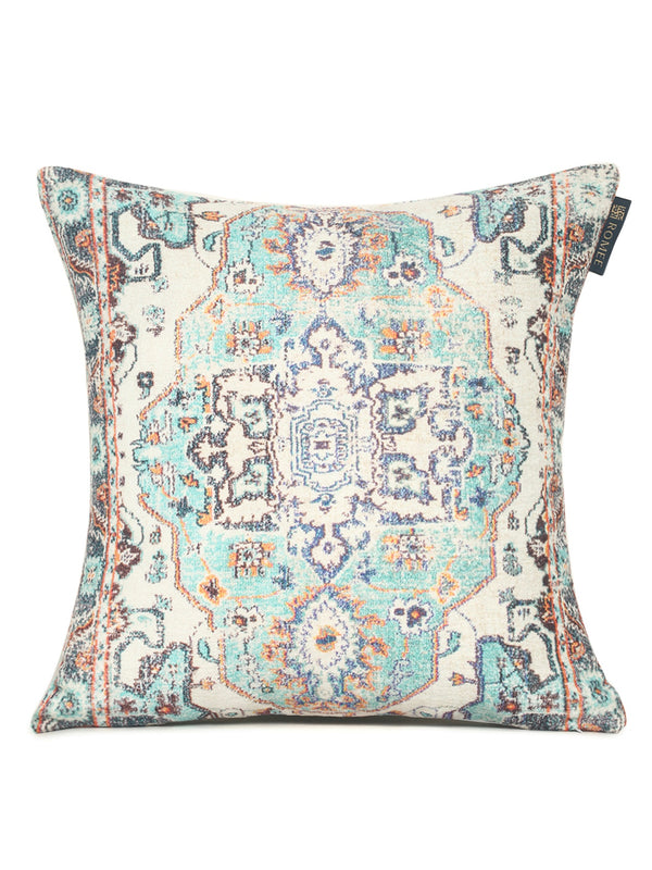 Ethnic Motifs 2 Piece Polyester Cushion Cover Set - 16" x 16", Multicolour