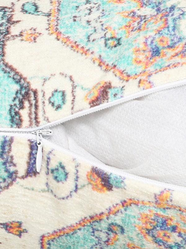 Ethnic Motifs 2 Piece Polyester Cushion Cover Set - 16" x 16", Multicolour