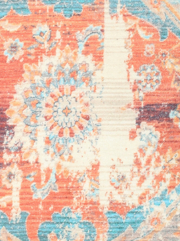 Ethnic Motifs 2 Piece Polyester Cushion Cover Set - 16" x 16", Multicolour