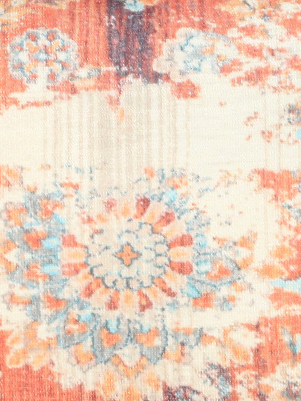 Ethnic Motifs 2 Piece Polyester Cushion Cover Set - 12" x 18", Multicolour