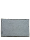 Black Polyester Shaggy Doormat