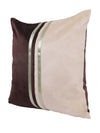 Brown & Beige Set of 5 Polyester 16 Inch x 16 Inch Cushion Covers
