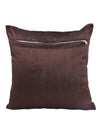 Brown & Beige Set of 5 Polyester 16 Inch x 16 Inch Cushion Covers
