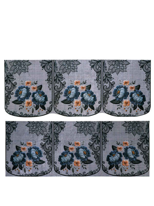 Blue Set of 6 Sofa Covers