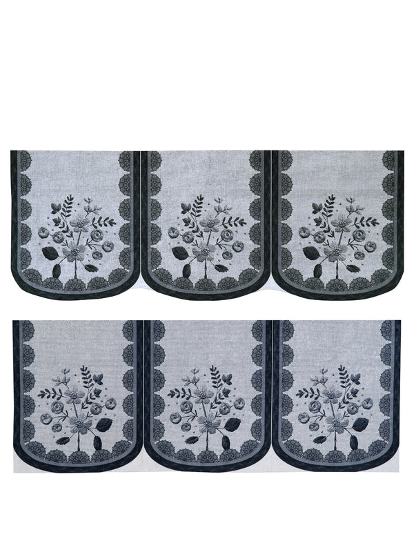 Silver Set of 6 Sofa Covers