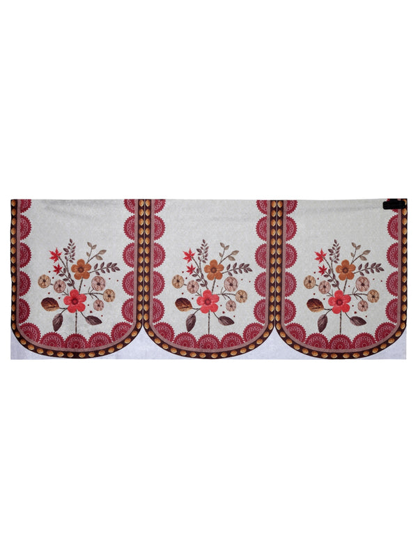 Romee 6-pieces pink & beige floral patterned 5-seater sofa covers slpss20_new