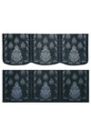Grey & Silver Damask Patterned 5 Seater Sofa Cover Set