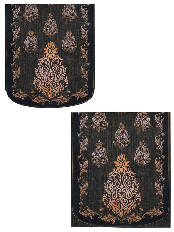 Brown & Gold Set of 6 Sofa Covers