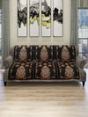 Brown & Gold Set of 6 Sofa Covers