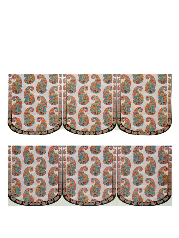 Beige Set of 6 Sofa Covers