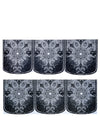 Silver & Grey Set of 6 Sofa Covers