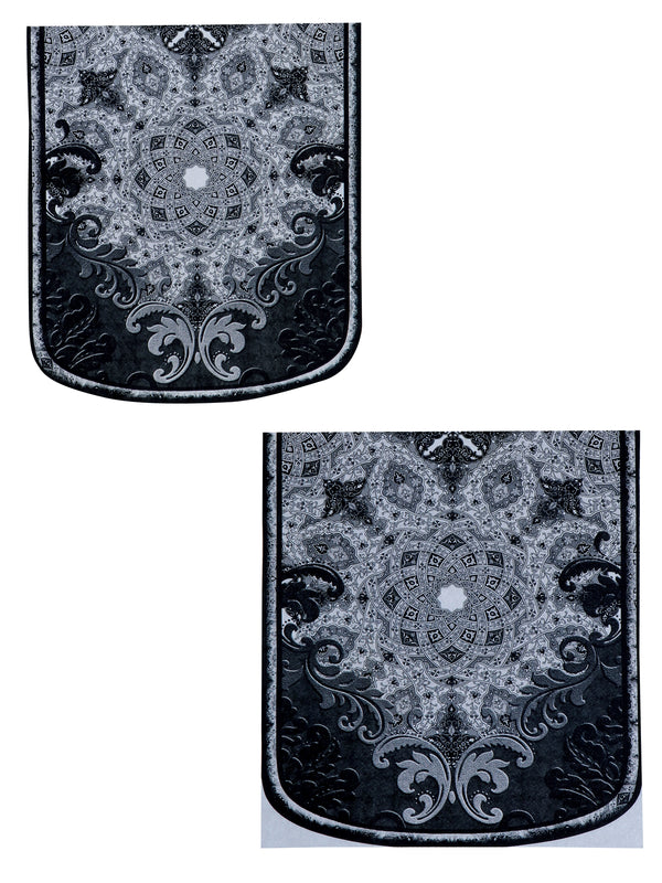 Silver & Grey Set of 6 Sofa Covers