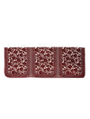 6-Pieces Beige & Maroon Floral Design 5-Seater Sofa Covers