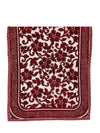 6-Pieces Beige & Maroon Floral Design 5-Seater Sofa Covers