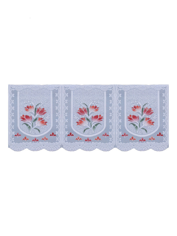 Romee 6-pieces blue & white floral patterned 5-seater sofa covers slpss75