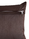 Coffee Brown Set of 5 Polyester 16 Inch x 16 Inch Cushion Covers