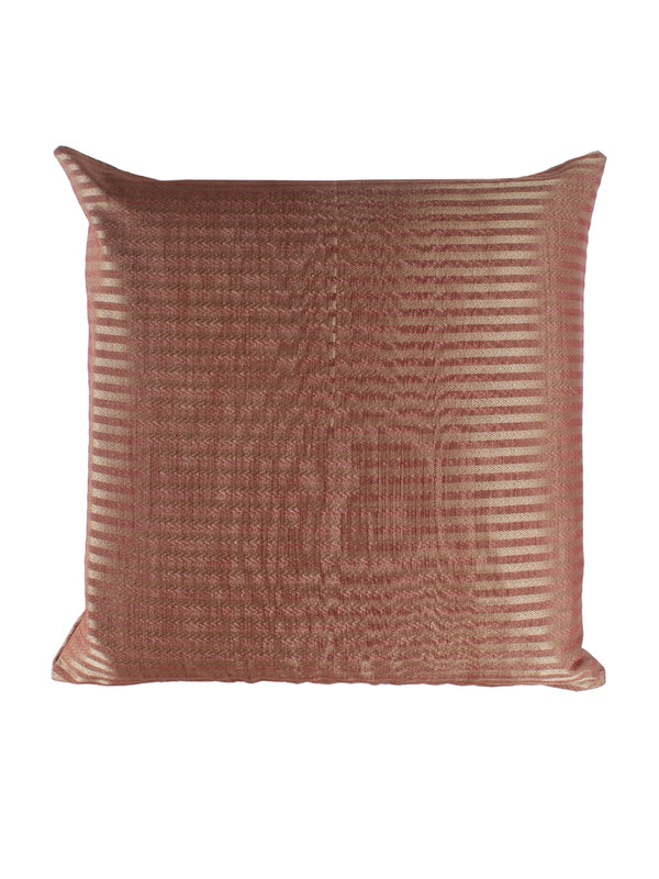 Gold & Maroon Set of 2 Cushion Covers 24x24 Inch