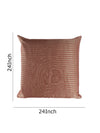 Gold & Maroon Set of 2 Cushion Covers 24x24 Inch